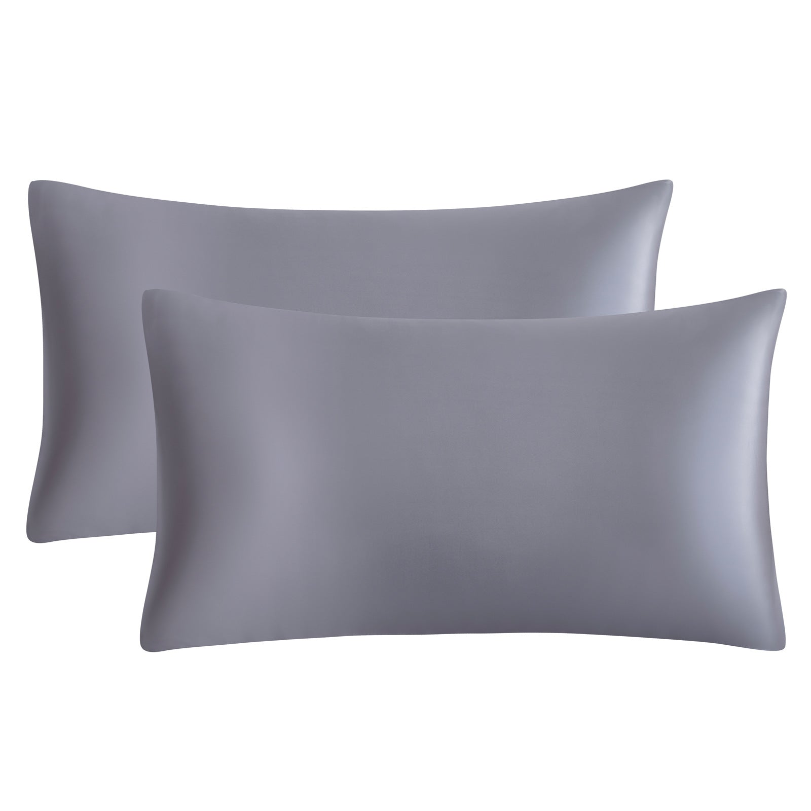 Solid Color Satin Imitation Silk Pillowcase - Calm Cloud Bedding